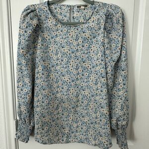 Pleione Floral Longsleeve Blouse